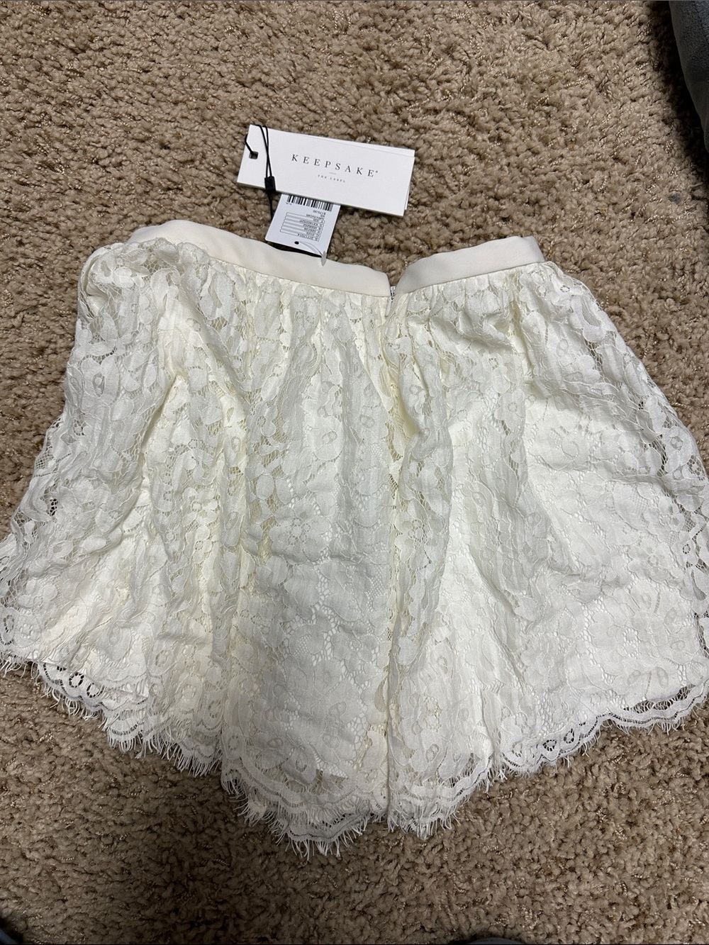 Vintage 2010 KEEPSAKE the Label lace skirt new with tag
